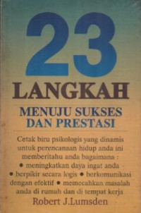Image of 23 Langkah Menuju Sukses dan Prestasi