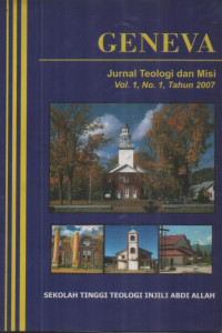 Image of Jurnal Teologi Geneva Volume 1 No 1 Tahun 2017