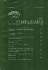Image of Jurnal PELITA ZAMAN Volume 12 Nomor 1, 1997