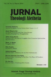 Image of Jurnal Theologia Aletheia  Volume 16 Nomor 6 ( Maret 2014 )