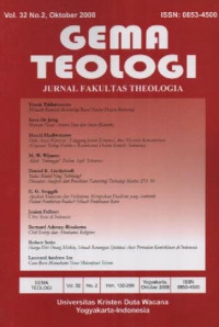 Image of Gema Teologi Volume 32 Nomor 2, Oktober 2008 Jurnal Fakultas Teologi UKDW