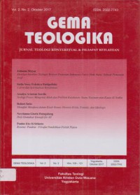 Image of Gema Teologika vol. 2 no. 2 Oktober 2017 Jurnal UKDW Yogyakarta Indonesia