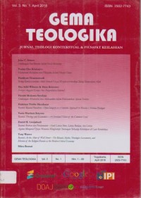 Image of Gema Teologika vol. 3 no. 1 April 2018 Jurnal UKDW Yogyakarta Indonesia
