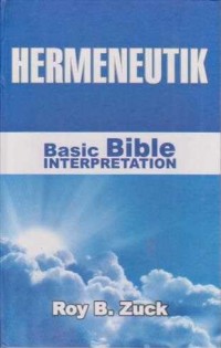 Image of HERMENEUTIK;Basic Bible Interpretation