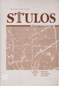 Image of STULOS Theological Journal, Volume 13 Number 2 (November 2005)