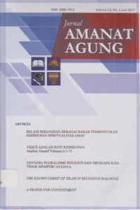 Image of Jurnal Amanat Agung Vol. 13 No. 1 Juni 2017