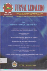 Image of Jurnal Ledalero,Volume 14.Nomor 2 (Desember 2015);HIV Pesawat Tempur Siluman NTT