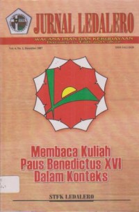 Image of Jurnal Ledalero Volume 6 Nomor 2 ( Desember 2007 , Membala Benedictus XVI Dalam Konteks )