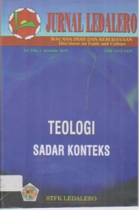 Image of Jurnal Ledalero Volume 9 Nomor 2 ( Desember 2010 Teologi Sadar Konteks )