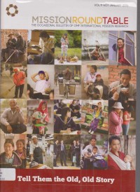 Image of Mission Round Table;The Occasional Bulletin of OMF Mission Research;Volume 11 Number 1, January 2016
