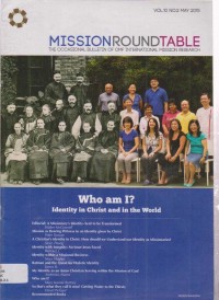Image of Mission Round Table;The Occasional Bulletin of OMF Mission Research;Volume 10 Number 2, May 2015