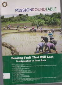 Image of Mission Round Table;The Occasional Bulletin of OMF Mission Research;Volume 9 Number 2, September 2014