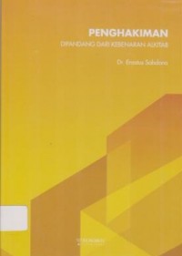 Image of PENGHAKIMAN : Dipandang dari KEBENARAN ALKITAB