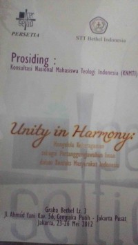 Image of Prosiding Konsultasi Nasional Mahasiswa Teologi Indonesia(KNMTI); unity in harmony