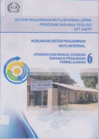 Image of Sistem Penjaminan Mutu Internal (SPMI) Program Sarjana Teologi STT SAPPI, 6 : Sarana & Prasarana Pembelajaran