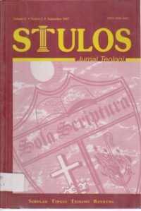 Image of Jurnal Teologi STULOS,Volume 6.Nomor 2 (September 2007)